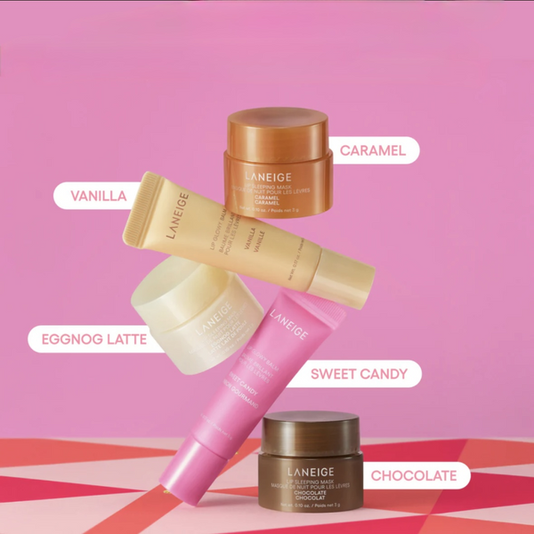 Набір для губ Laneige Midnight Minis Lip Glowy Balm & Lip Sleeping Mask Gift Set COS-01-0687 фото