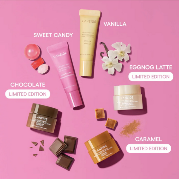 Набір для губ Laneige Midnight Minis Lip Glowy Balm & Lip Sleeping Mask Gift Set COS-01-0687 фото