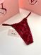 Трусики стрінги Victoria's Secret Lacie String Thong Panty Red Plaid XS PN-01-0214 фото 1
