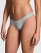 Трусики стрінги PINK Logo Cotton High-Leg Thong Panty Green Floral XS PN-01-0080 фото 1
