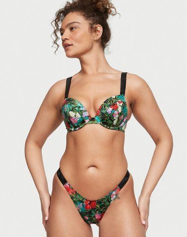 Купальник Victoria's Secret Very Sexy Shine Strap Push-Up Tropical SW-01-0002 фото